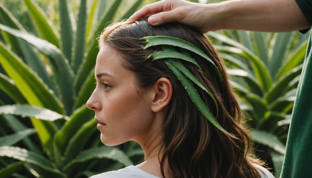 aloe vera soins cheveux