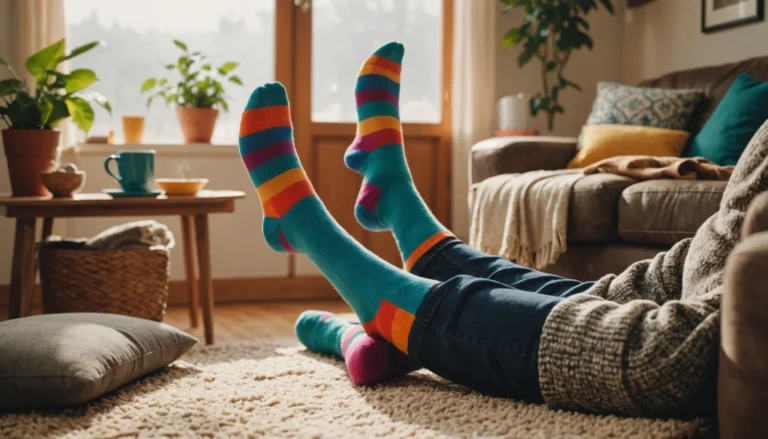 chaussette avec doigts de pied